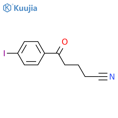 5-(4-Iodophenyl)-5-oxovaleronitrile structure