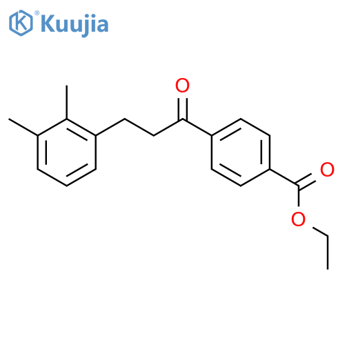 4'-Carboethoxy-3-(2,3-dimethylphenyl)propiophenone structure
