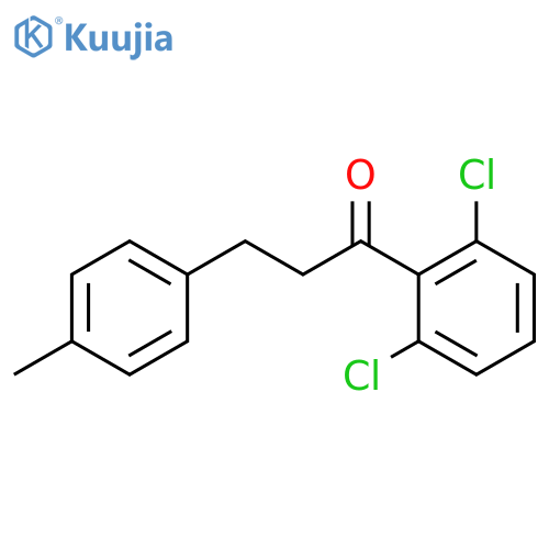 2',6'-Dichloro-3-(4-methylphenyl)propiophenone structure