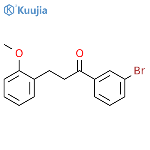 3'-Bromo-3-(2-methoxyphenyl)propiophenone structure