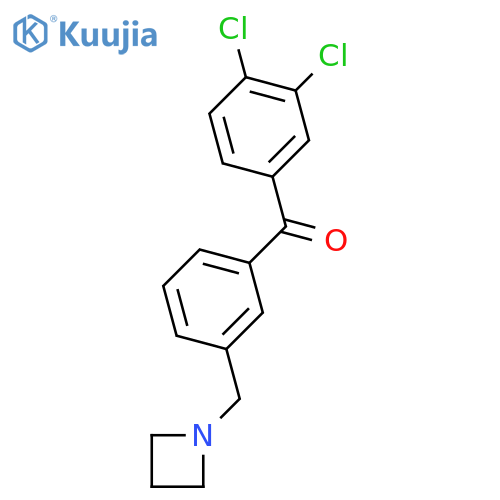 3'-Azetidinomethyl-3,4-dichlorobenzophenone structure