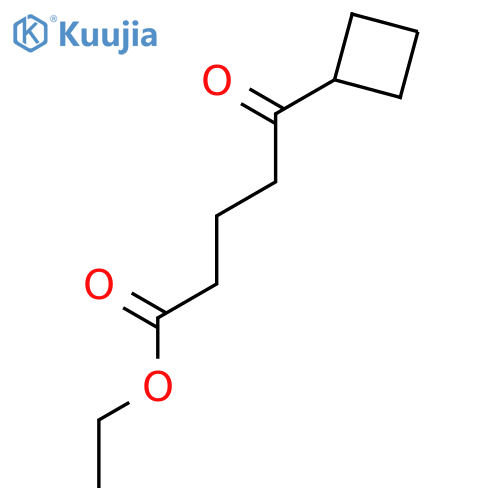 Ethyl 5-cyclobutyl-5-oxovalerate structure