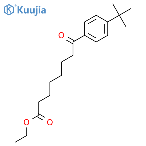 Ethyl 8-(4-t-butylphenyl)-8-oxooctanoate structure