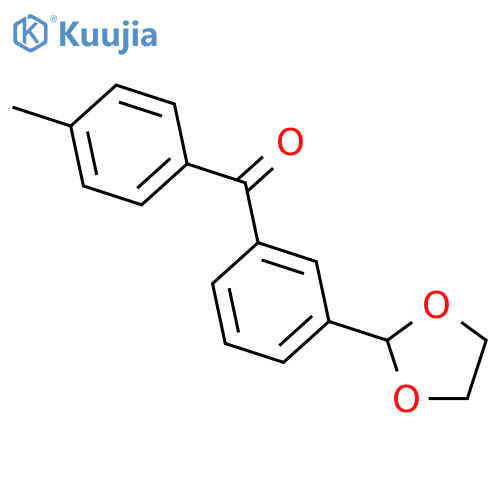 3-(1,3-DIOXOLAN-2-YL)-4'-METHYLBENZOPHENONE structure