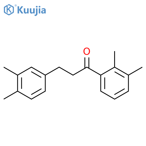 2',3'-Dimethyl-3-(3,4-dimethylphenyl)propiophenone structure