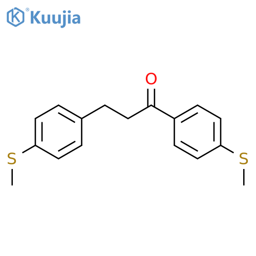 4'-Thiomethyl-3-(4-thiomethylphenyl)propiophenone structure