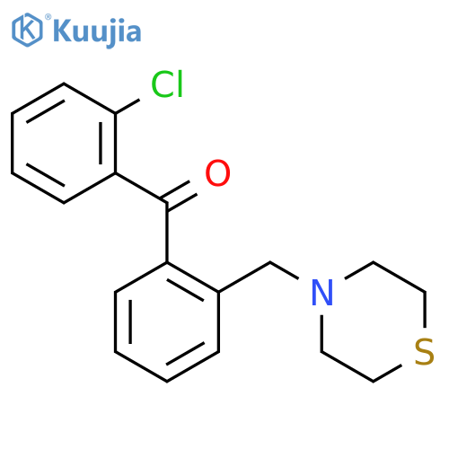 2-Chloro-2'-thiomorpholinomethyl benzophenone structure