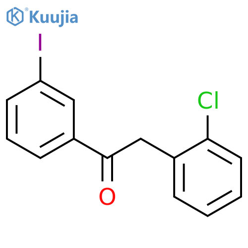 2-(2-Chlorophenyl)-3'-iodoacetophenone structure