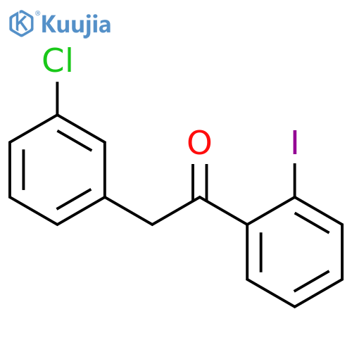 2-(3-Chlorophenyl)-2'-iodoacetophenone structure