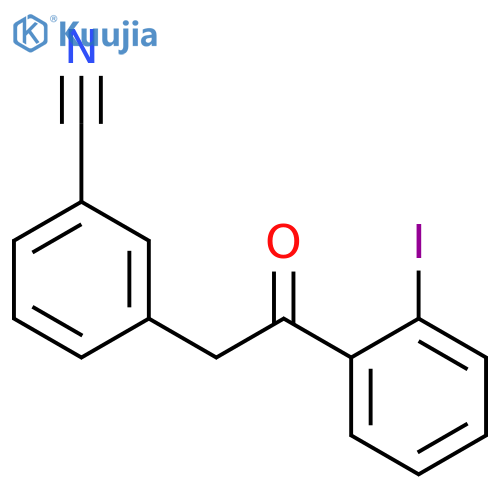 2-(3-Cyanophenyl)-2'-iodoacetophenone structure