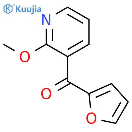 2-furyl-(2-methoxy-3-pyridyl)methanone structure