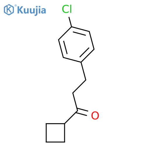 2-(4-Chlorophenyl)ethyl cyclobutyl ketone structure