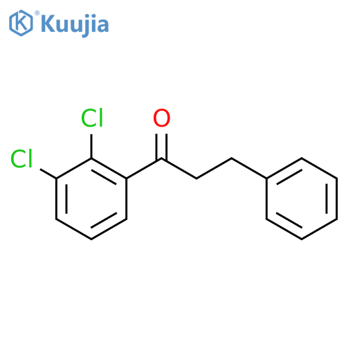 2',3'-Dichloro-3-phenylpropiophenone structure