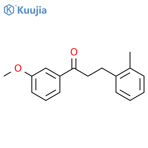 3'-Methoxy-3-(2-methylphenyl)propiophenone structure
