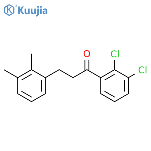 2',3'-Dichloro-3-(2,3-dimethylphenyl)propiophenone structure