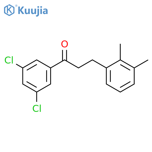 3',5'-Dichloro-3-(2,3-dimethylphenyl)propiophenone structure