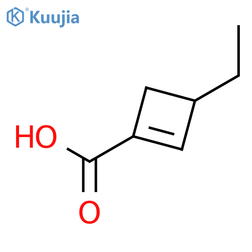 1-Cyclobutene-1-carboxylic acid, 3-ethyl- (7CI,9CI) structure