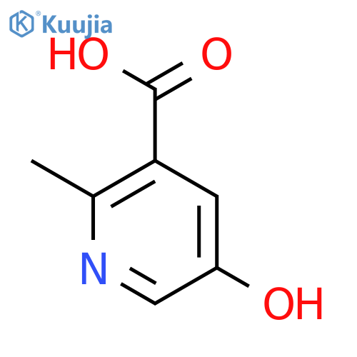 5-hydroxy-2-methylpyridine-3-carboxylic acid structure