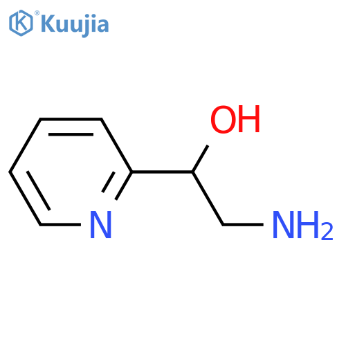 2-amino-1-(pyridin-2-yl)ethan-1-ol structure