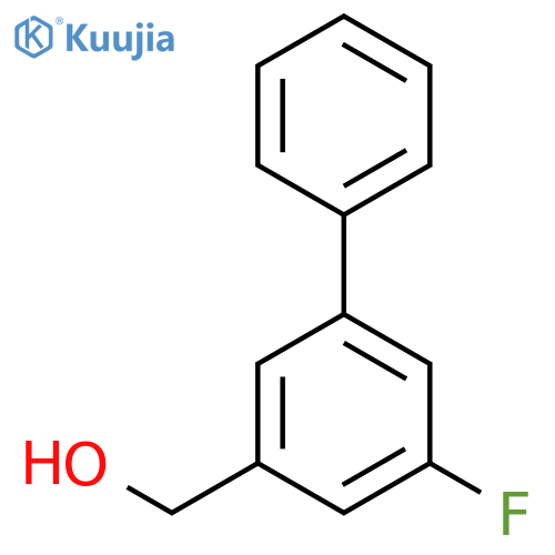 (3-Fluorobiphenyl-5-yl)methanol structure