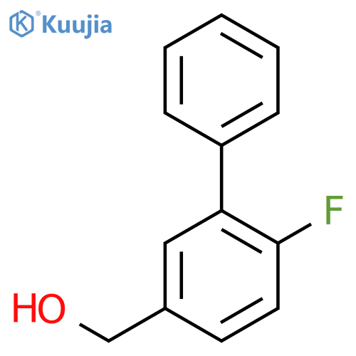 {6-fluoro-1,1'-biphenyl-3-yl}methanol structure