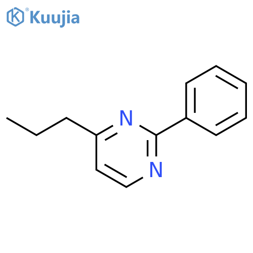 Pyrimidine,2-phenyl-4-propyl- structure