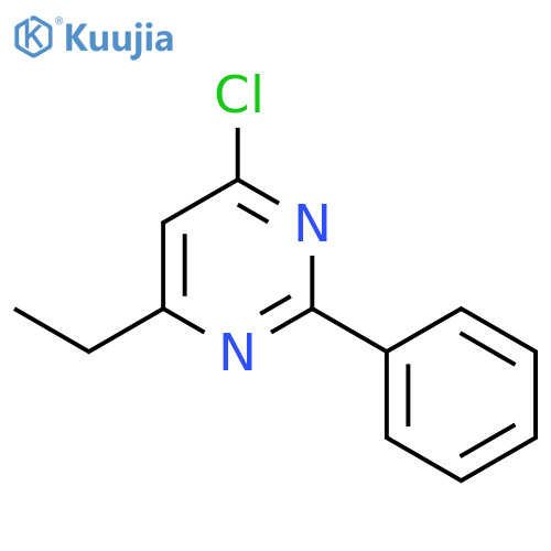 4-Chloro-6-ethyl-2-phenylpyrimidine structure