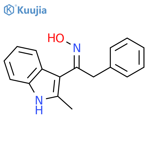 Ethanone, 1-(2-methyl-1H-indol-3-yl)-2-phenyl-, oxime, (Z)- structure