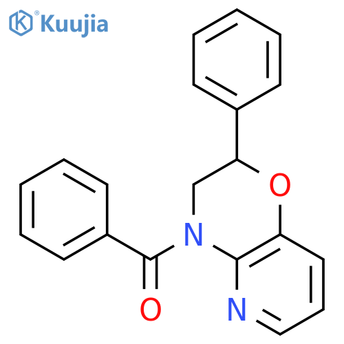 2H-Pyrido[3,2-b]-1,4-oxazine, 4-benzoyl-3,4-dihydro-2-phenyl- structure