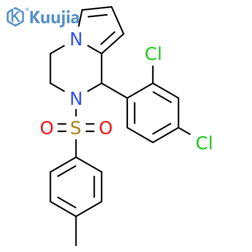 1-(2,4-dichlorophenyl)-2-(4-methylbenzenesulfonyl)-1H,2H,3H,4H-pyrrolo1,2-apyrazine structure
