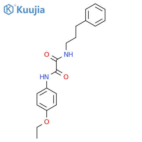 N-(4-ethoxyphenyl)-N'-(3-phenylpropyl)ethanediamide structure