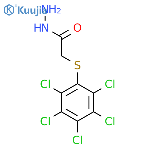 2-(Pentachlorophenyl)thioacetohydrazide structure