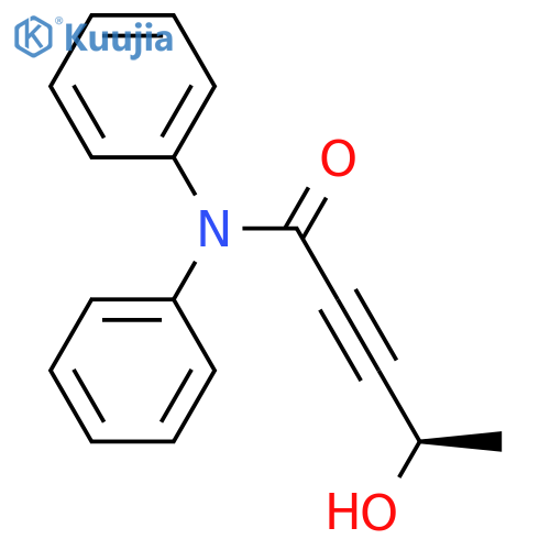 (4R)-4-hydroxy-N,N-diphenylpent-2-ynamide structure