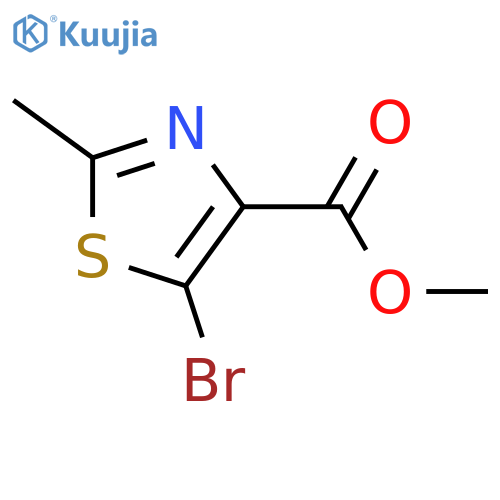 Methyl 5-bromo-2-methylthiazole-4-carboxylate structure