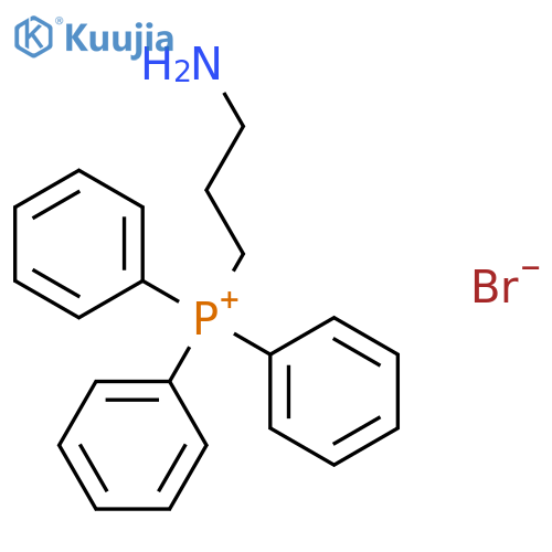 Phosphonium, (3-aminopropyl)triphenyl-, bromide structure