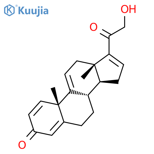 21-Hydroxypregna-1,4,9(11),16-tetraene-3,20-dione structure