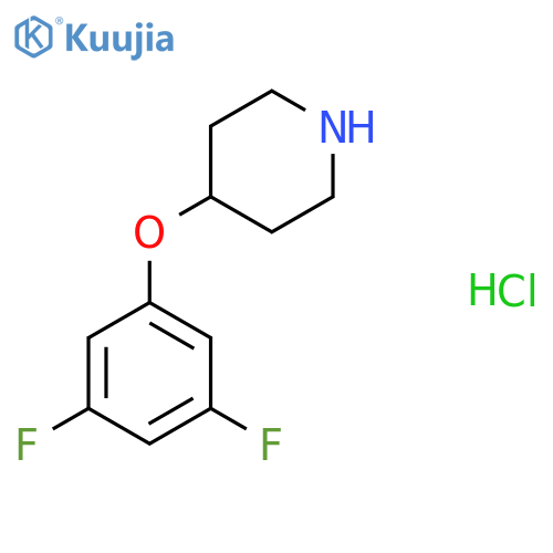 4-(3,5-Difluorophenoxy)piperidine hydrochloride structure