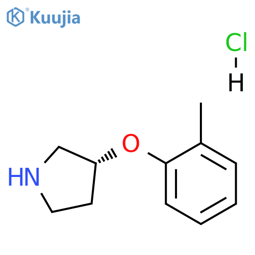 (R)-3-(2-Methylphenoxy)pyrrolidine HCl structure
