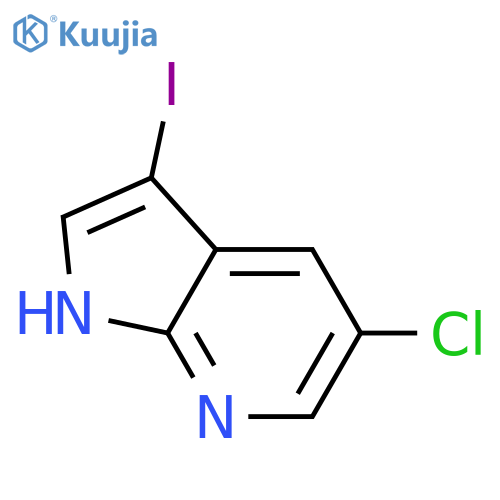 5-Chloro-3-iodo-1H-pyrrolo[2,3-b]pyridine structure