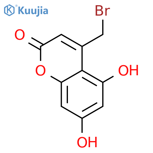 4-(Bromomethyl)-5,7-dihydroxy-2H-chromen-2-one structure