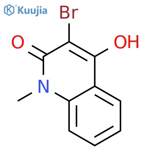 3-Bromo-4-hydroxy-1-methylquinolin-2(1H)-one structure
