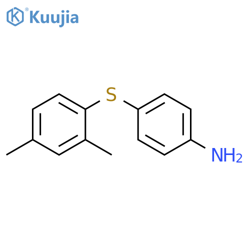 4-(2,4-dimethylphenyl)sulfanylaniline structure