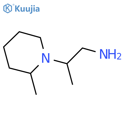 2-(2-methylpiperidin-1-yl)propan-1-amine structure