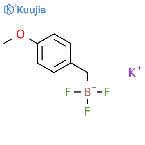 Potassium Trifluoro(4-methoxybenzyl)borate structure