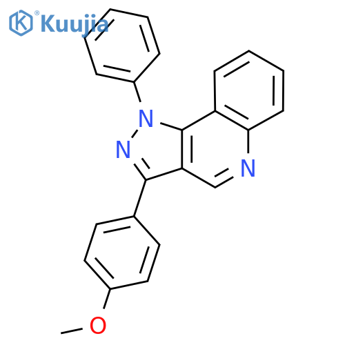 3-(4-methoxyphenyl)-1-phenyl-1H-pyrazolo4,3-cquinoline structure