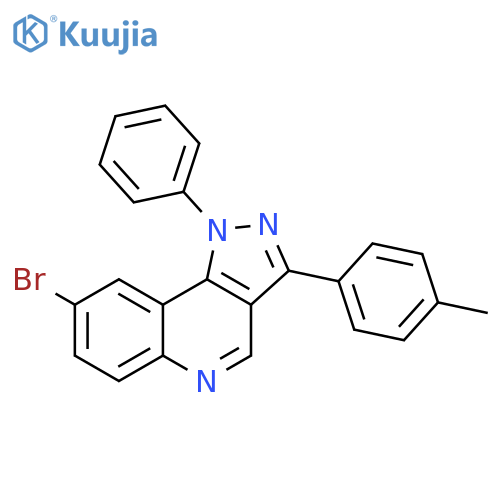 8-bromo-3-(4-methylphenyl)-1-phenyl-1H-pyrazolo4,3-cquinoline structure