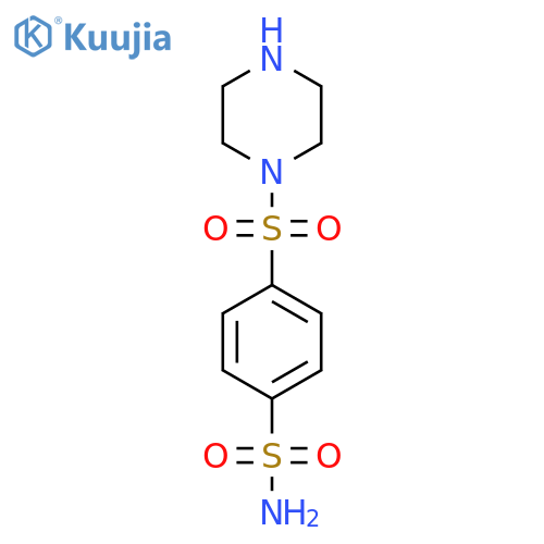 4-(Piperazinylsulfonyl)benzenesulfonamide structure