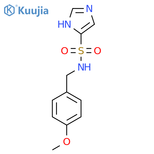 N-(4-Methoxybenzyl)-1H-imidazole-4-sulfonamide structure