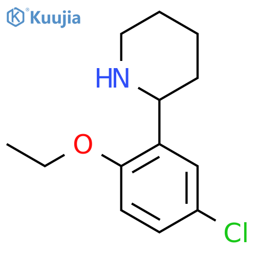 2-(5-Chloro-2-ethoxyphenyl)piperidine structure