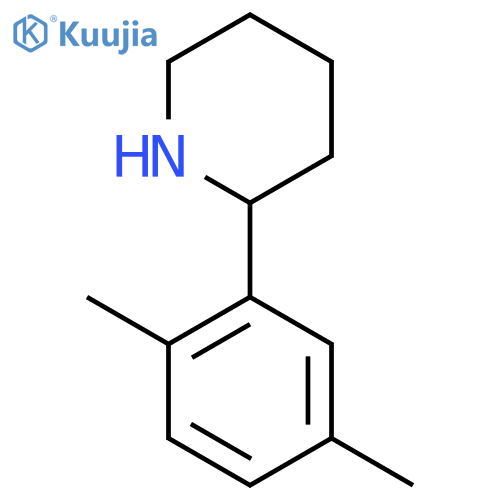 2-(2,5-dimethylphenyl)piperidine structure